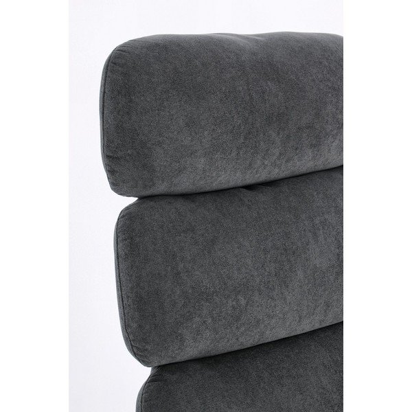 Juodos spalvos pasukamas krėslas Violante – Bizzotto-image-1