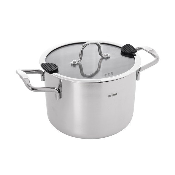 Puodas iš nerūdijančio plieno su dangčiu 4,6 l Venice – Orion