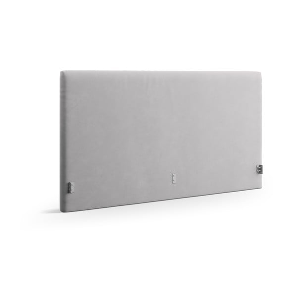 Šviesiai pilkos spalvos iš audinio galvūgalis 190,5x100 cm Remo – Micadoni 