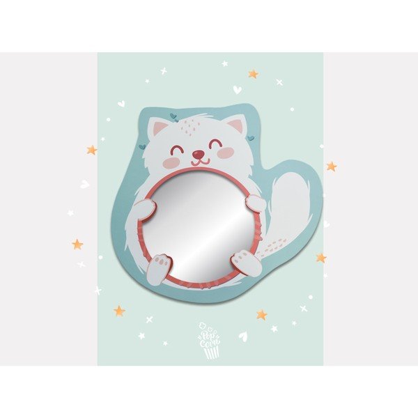 Sieninis veidrodis ø 20 cm Kitty - Mioli Decor-image-2