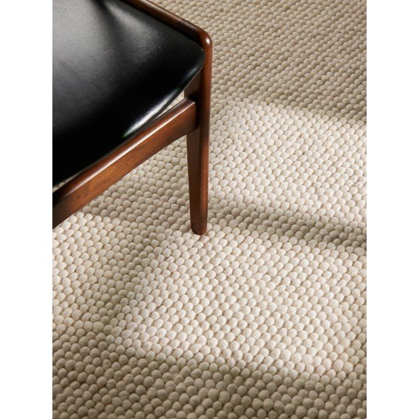 Rankų darbo kreminės spalvos iš vilnos apvalios formos kilimas ø 200 cm Richmond Diana – Ted Baker-image-2