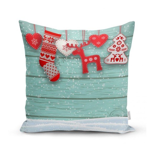 4 kalėdinių pagalvių užvalkalų ir staltiesės rinkinys Minimalist Cushion Covers Winter Wonderland-image-2