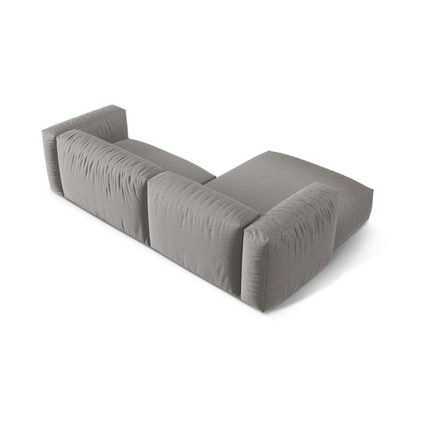 Modulinė kampinė sofa šviesiai pilkos spalvos (su kairiuoju kampu) Martina – Micadoni Home-image-4