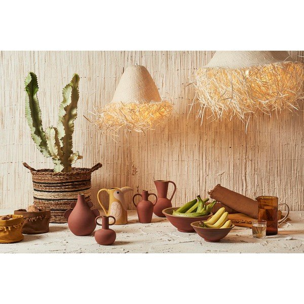 Kreminis pakabinamas šviestuvas ø 50 cm Palmeraie - Côté Table-image-1