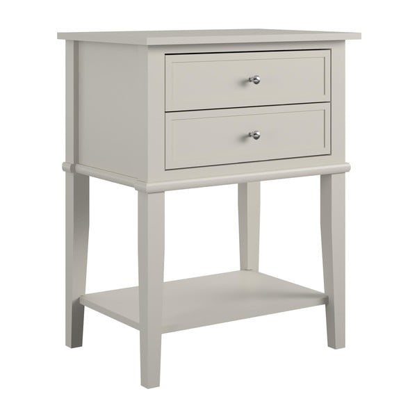 Naktinis staliukas šviesiai pilkos spalvos Franklin – Støraa