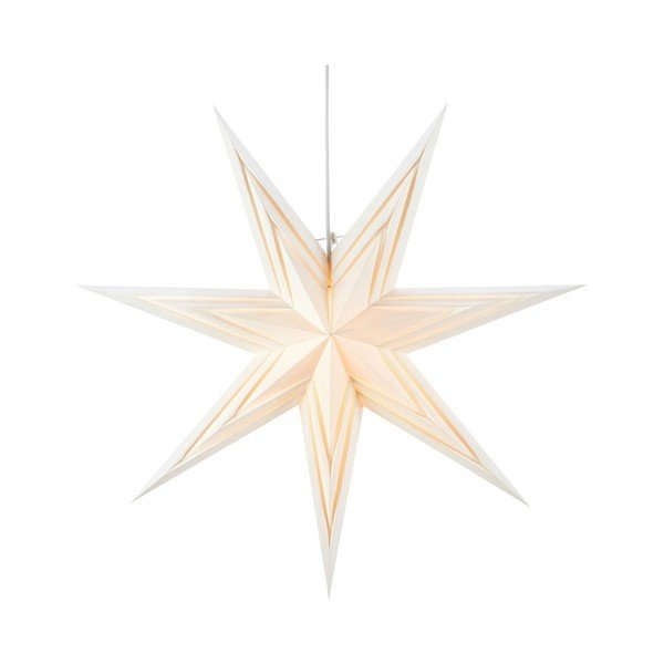 Pakabinama šviečianti dekoracija baltos spalvos su Kalėdų motyvu ø 70 cm Sombra – Markslöjd