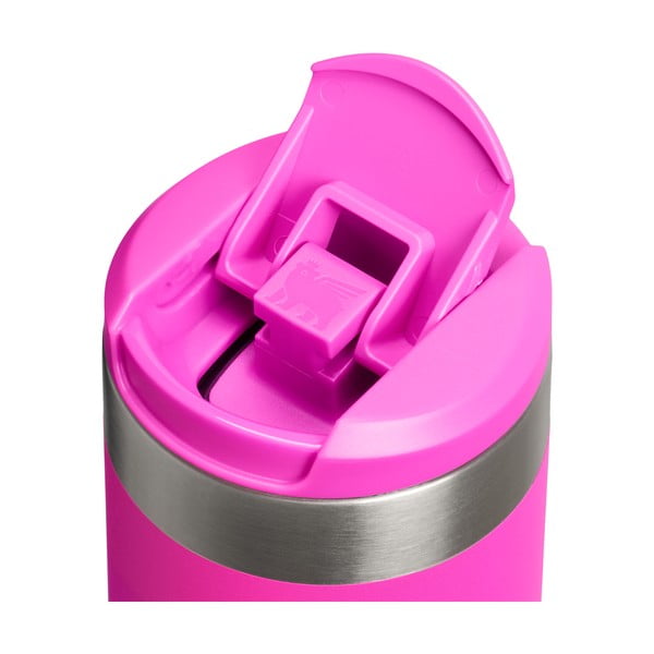 Rožinės spalvos iš nerūdijančio plieno termo puodelis 470 ml AeroLight™ Transit Mug Violet Blossom – Stanley-image-2