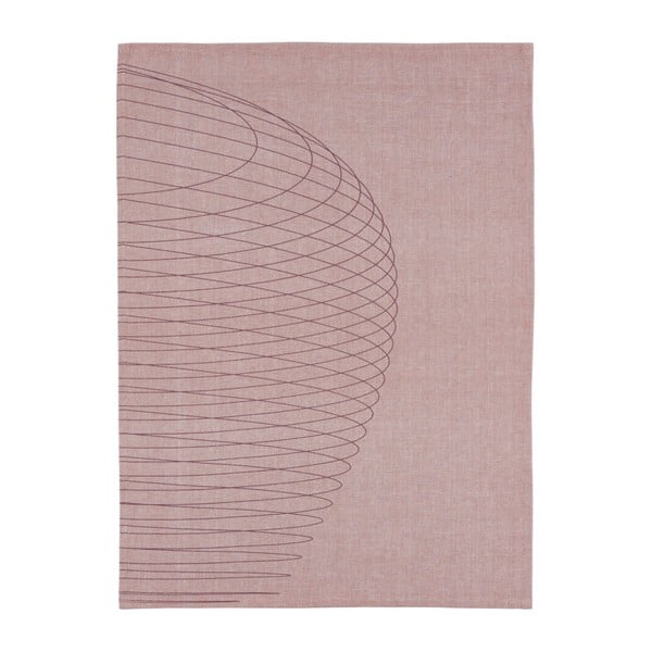 Rožinis virtuvinis rankšluostis Zone Circles, 70 x 50 cm