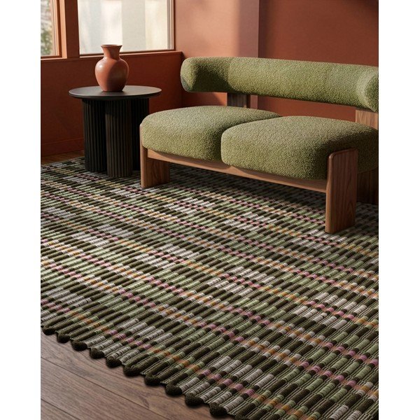 Rankų darbo khaki spalvos kilimas 160x230 cm – Asiatic Carpets-image-1