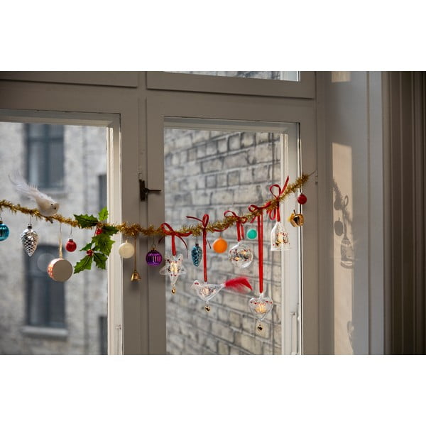 Iš stiklo pūsti Kalėdų eglutės žaisliukai ø 6,5 cm Ann-Sofi Romme Annual Christmas Bauble 2025 – Holmegaard-image-4