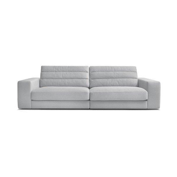 Šviesiai pilkos spalvos sofa iš velveto 276 cm Sierra – Bobochic Paris