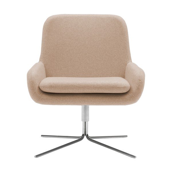 Smėlio spalvos sukamoji kėdė Softline Coco