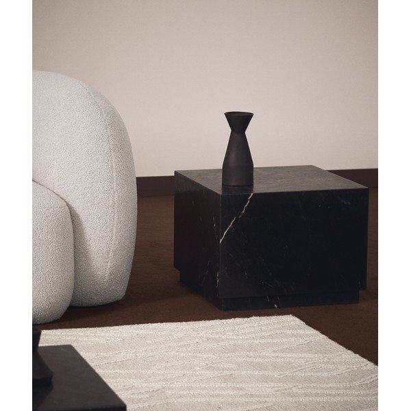 Iš marmuro šoninis stalas 50x50 cm Sorein – Kave Home-image-2