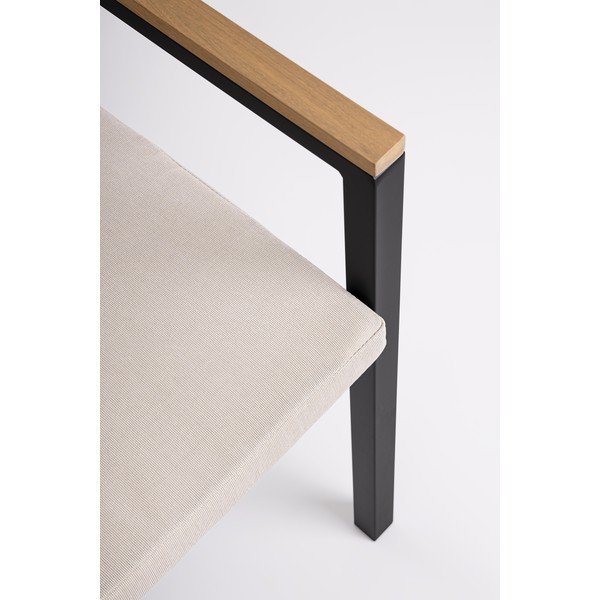 Antracito spalvos metalinė sodo kėdė Henna – Bizzotto-image-4