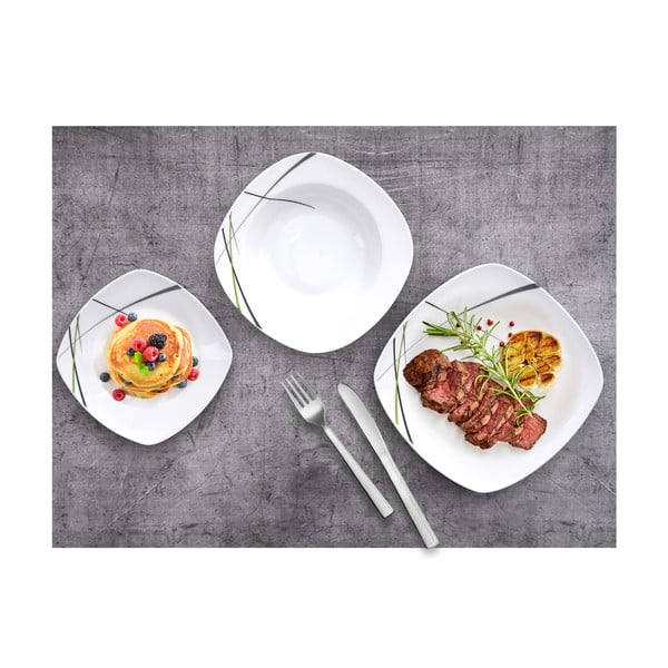 18dílná sada porcelánového nádobí Orion Green-image-3