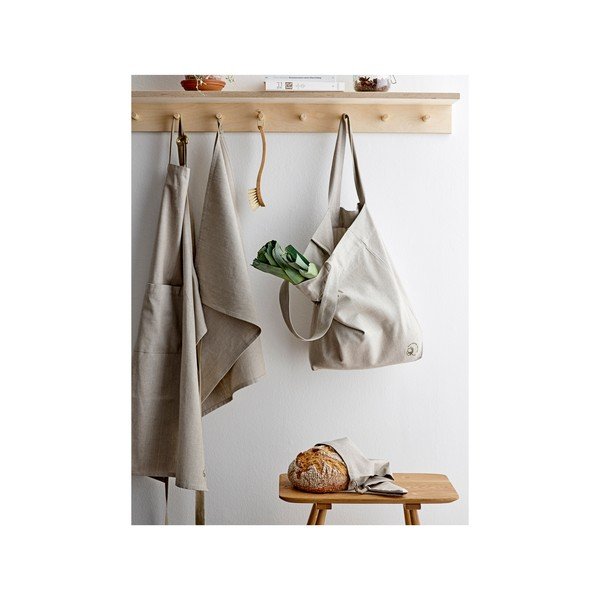 Smėlio spalvos medvilnės maišelis Södahl Chambray-image-1