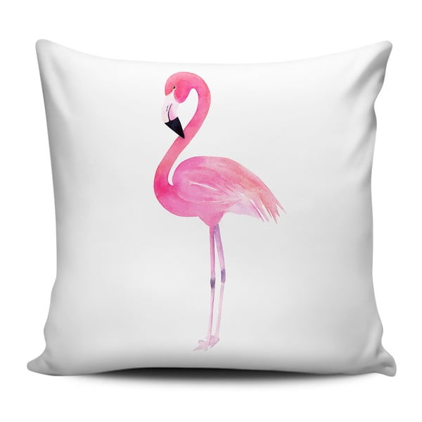 Pagalvėlė Home de Bleu Painted Flamingo, 43 x 43 cm