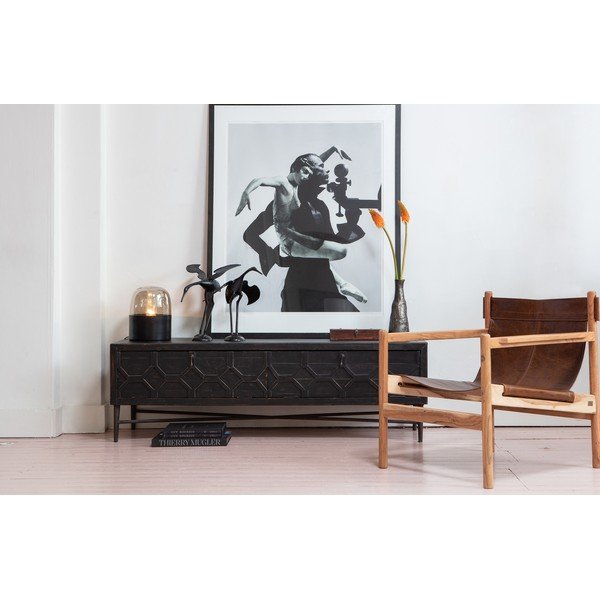 Juodas stalinis šviestuvas BePureHome Dome, ø 22 cm-image-1