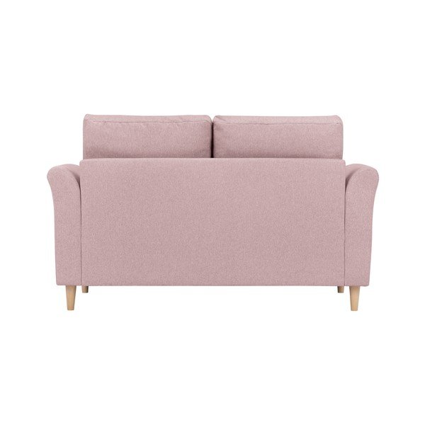 Rožinė dvivietė sofa "Kooko Home Smooth-image-3