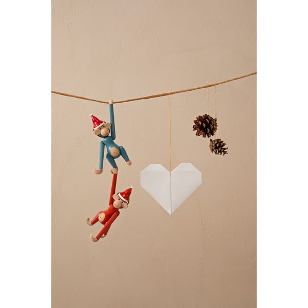 Iš medžio masyvo statulėlė (aukštis 9,5 cm) Monkey Mini – Kay Bojesen Denmark-image-4