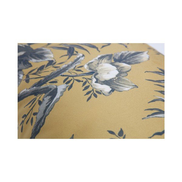 Garstyčių rudos spalvos pagalvėlė su gėlių motyvu "BePureHome Vogue", 40 x 60 cm-image-1
