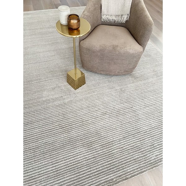 Kilimas iš vilnos kreminės spalvos 200x300 cm Calisia M Ribs – Agnella-image-1