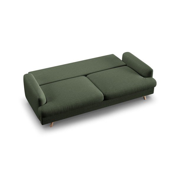 Žalios spalvos sulankstoma/su sandėliavimo vieta sofa 233 cm Naomi – Micadoni -image-4