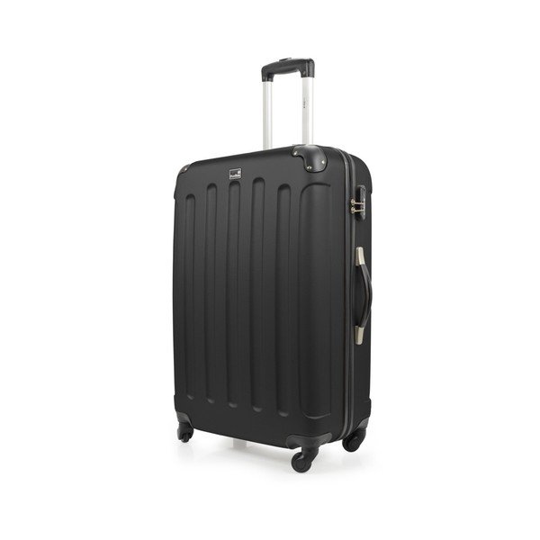 Juodos spalvos lagaminas su ratukais Bluestar, 46 l-image-2