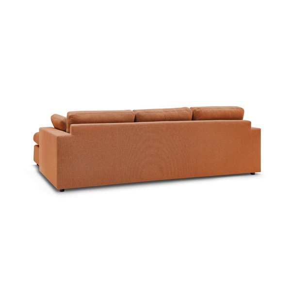 Oranžinės spalvos kampinė sofa Belair – Bobochic Paris-image-4