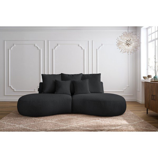 Tamsiai pilka sofa 260 cm Saint-Germain - Bobochic Paris-image-1