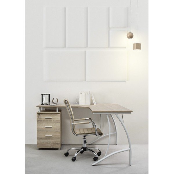 Taupe spalvos iš dirbtinės odos biuro kėdė Perth – Yes Everyday-image-1