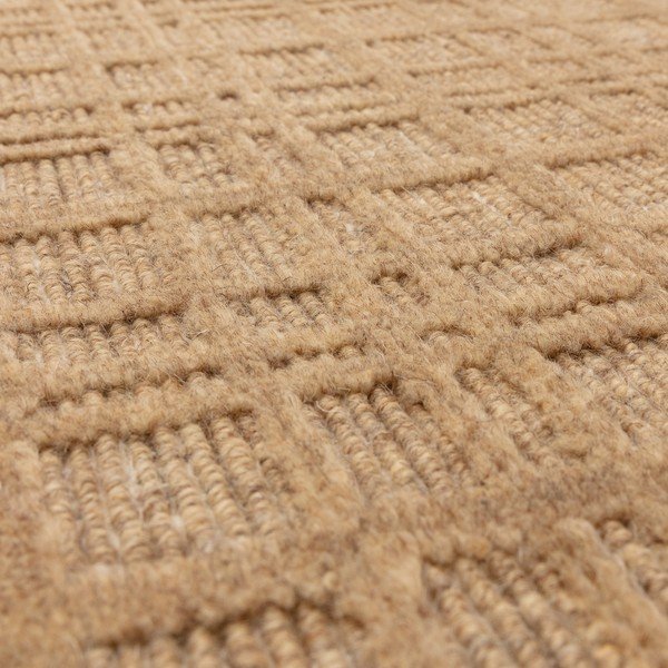 Rankų darbo smėlio spalvos iš vilnos mišinio kilimas 160x230 cm Thatch Honey – Asiatic Carpets-image-3