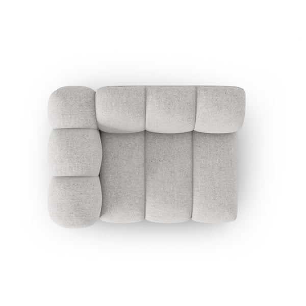 Modulinė sofa šviesiai pilkos spalvos (su kairiuoju kampu) Lupine – Micadoni Home-image-3