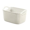 Baltas skalbinių krepšys Curver Knit, 3 l