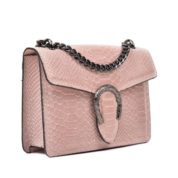 Rožinės odos rankinė Renata Corsi Fiona-image-2