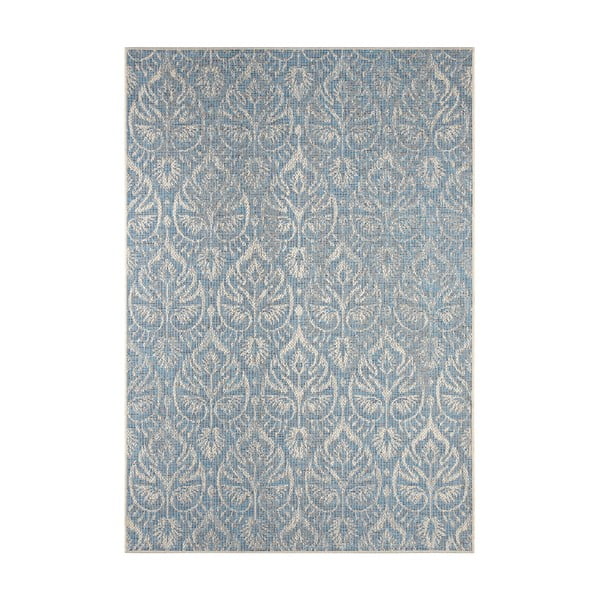 Pilkos ir mėlynos spalvos lauko kilimas NORTHRUGS Choy, 200 x 290 cm