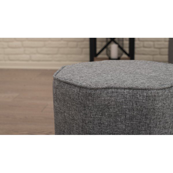Pufas pilkos spalvos Hexa – Balcab Home-image-2