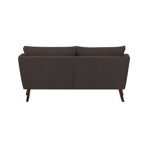 Rudos spalvos trivietė sofa "Mazzini Sofas Elena", su šezlongu kairiajame kampe-image-4