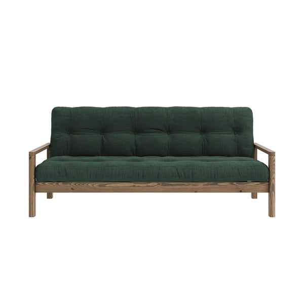 Sulankstoma sofa tamsiai žalios spalvos 205 cm Knob – Karup Design