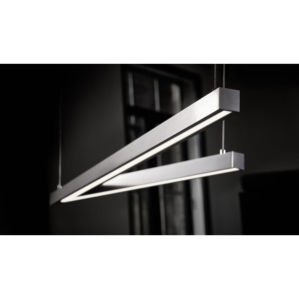 Kabantis šviestuvas pilkos spalvos LED su balso kontrole/su mobiliųjų programų valdymu su metaliniu gaubtu Cicanto – CINQUE-image-2