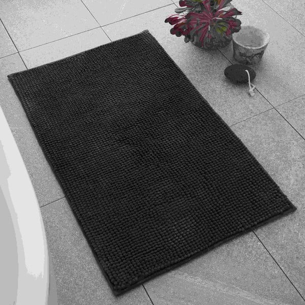 Pilkas vonios kambario kilimėlis 80x50 cm Bobble - Catherine Lansfield-image-1