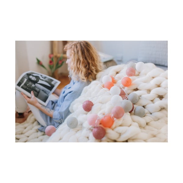 Balta LED lempučių girlianda LUKKA, 30 lempučių-image-3