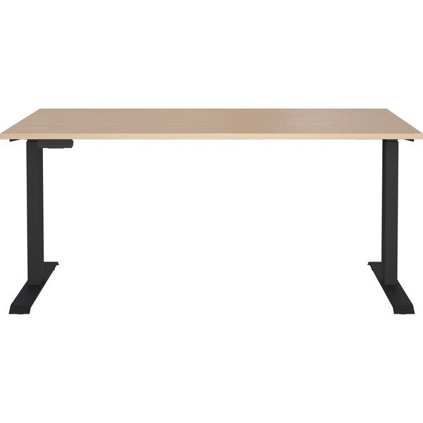 Elektra reguliuojamas aukštis rašomasis stalas iš ąžuolo 80x160 cm – Germania-image-2