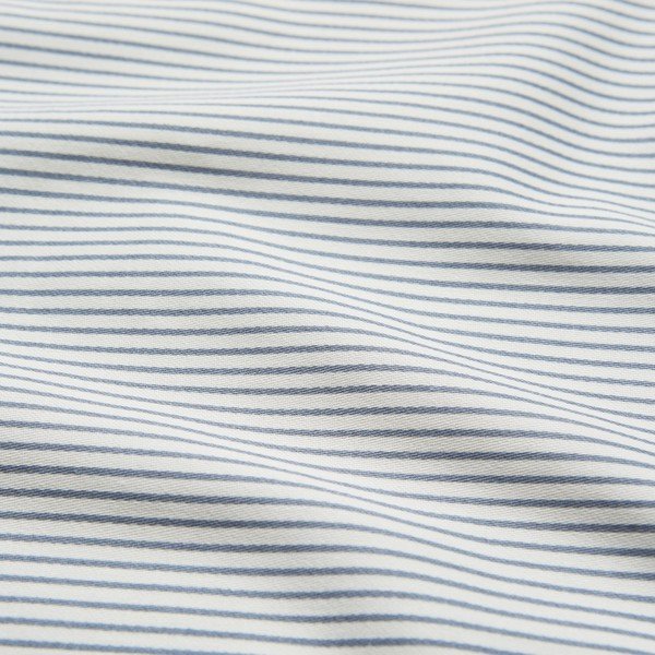 Šviesiai mėlynos spalvos iš organiškos medvilnės viengulė vaikiška patalynė 140x200 cm Classic Stripes Blue – Cam Cam Copenhagen-image-1
