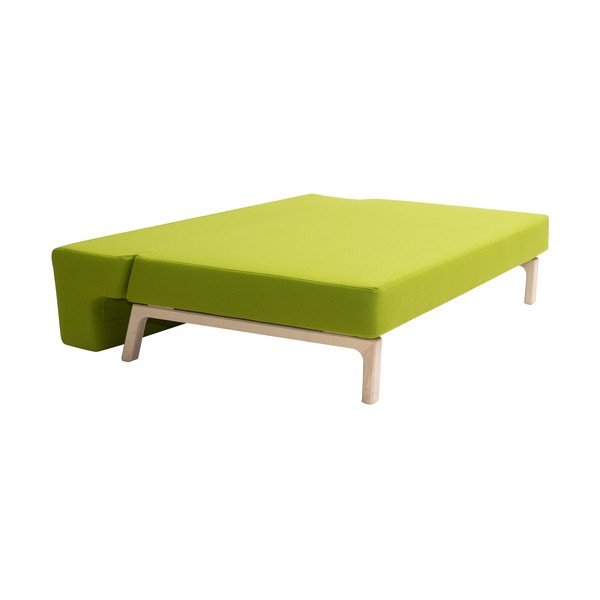 Ryškiai žalios spalvos sofa-lova Softline Lazy-image-4