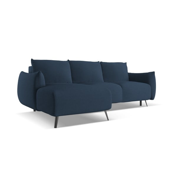 Mėlynos spalvos kampinė sofa (su kairiuoju kampu) Malie – Makamii-image-4