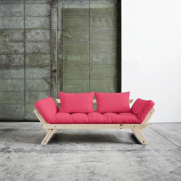 Sofa "Karup Bebop Natural/Magenta