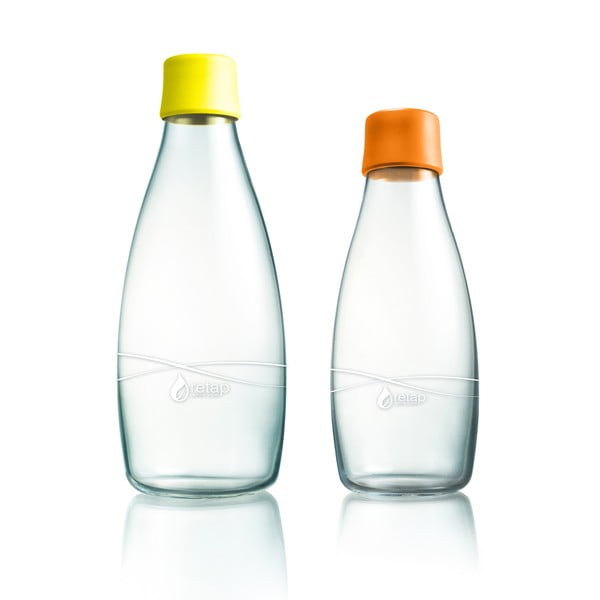 Dviejų "ReTap" buteliukų rinkinys - geltonas ir oranžinis