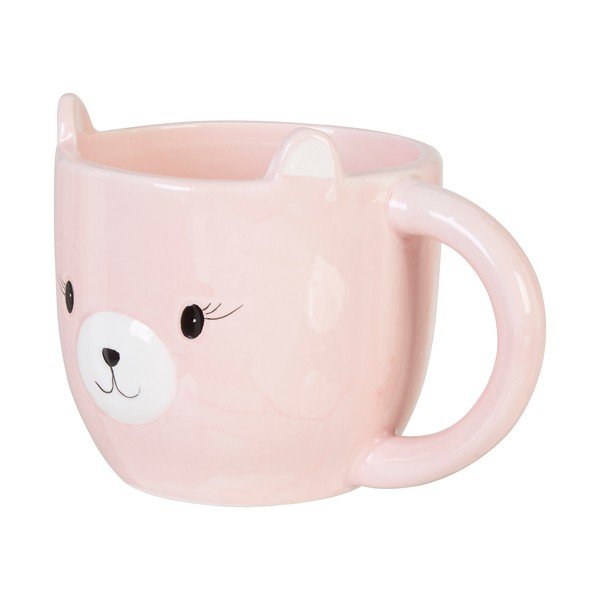 Puodelis rožinės spalvos iš keramikos 360 ml Gigil – Premier Housewares-image-3