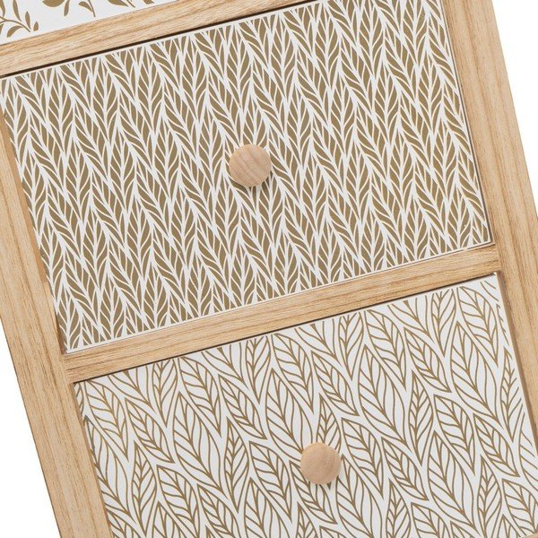 Iš paulovnijos masyvo aukšta šoninė spintelė natūralios spalvos 34x78 cm – Casa Selección-image-4